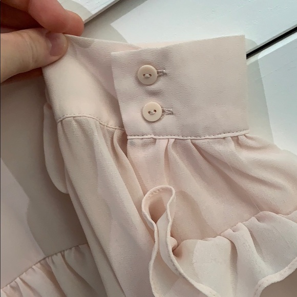 Blush pink transparent blouse - Picture 2 of 4